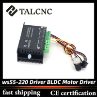 ws55 220 Driver BLDC Motor Driver DC Motor Driver DC 48V 500W CNC Brushless Spindle 3 Phase Motor Controller