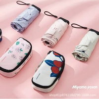 內地直送 - 總代日本進口Miyama美山化妝包系列高顏值防曬防紫外線便攜縮骨遮