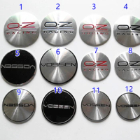 4pcs 56mm 60mm 65mm OZ Racing Car Wheel Hub Center Cap Emblem badge Cover Stickers