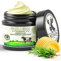 Beef Tallow for Skin Tallow Balm Beef Tallow Face Moisturiser 100% Grass Fed Beef Tallow for Skin Ca