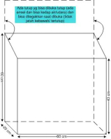 akrilik box ukuran custom