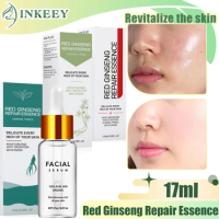 Red Ginseng Repairing Face Serum Moisturizing Nourishing Facial Essence Smoothing Lifting Firming Korean Skin Care Products 17ml