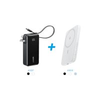 【ANKER】授權直營 A1637 Anker Fusion 行動電源+A1610 Anker MagGo 磁