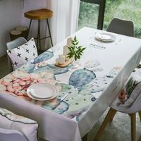 ✤宜家✤時尚可愛空間餐桌布 茶几布 隔熱墊 鍋墊 杯墊 餐桌巾679 (140*140cm)