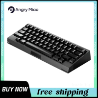 Angry Miao Am 65 Less Keyboard Wireless Bluetooth Custom Mechanical Keyboard Hotswap Rgb Backlit Touch Keyboard Gamer Accessory
