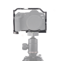 กรงกล้องสำหรับ Canon EOS R8สำหรับ EOS RP แบบพกพาอลูมิเนียมกรง V6 38 "14"-20เกลียวหลุมด่วนที่วางจำหน่ายการถ่ายภาพ