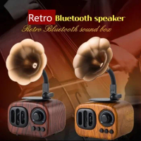 Retro Gramophone Living Room Creative Mini Bluetooth Audio Large Speaker Ornaments Nostalgic Radio Bluetooth Speaker