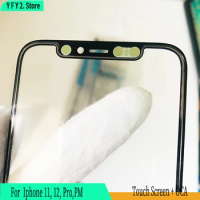 1Pcs Original For Apple IPhone 12 11 Pro max 12 pro Touch Screen + OCA Digitizer Front Glass Lens Panel Flex