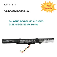 NEW A41N1611 14.4V 48WH Laptop Battery For ASUS ROG GL553 GL553VD GL553VE GL553VW Series A41LK5H A41LP4Q