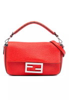 Fendi Pre-Loved Fendi Mini Leather Baguette Satchel