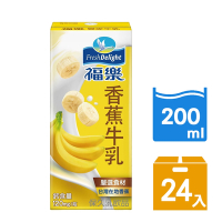 福樂 香蕉口味保久乳(200mlx24入)
