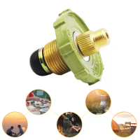 LPG Tank Connector Practical Liquefied Gas Cylinder Conversion Head Adapter Zinc Alloy Camping Stove Accessories