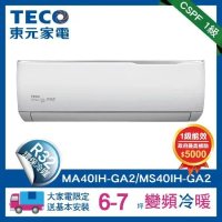 (送好禮)全新福利品TECO 東元冷氣 6-7坪一級變頻冷暖分離式 40IH-GA2