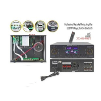 PROFESSIONAL KARAOKE MIXING AMPLIFIER USB MP3 PLAYER BUILT - IN BLUETOOTH 2 X 400 WATT AC-A12
