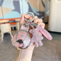Key Holder Key Cover Keycase for BMW mini Key Cover mini country Shell cooper Buckle 54f55f56F60 Car