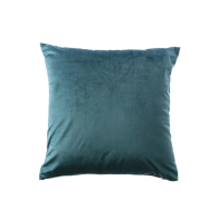 【特力屋】荷蘭絨素色抱枕45X45-藍綠