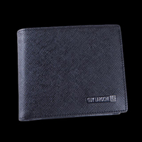 กระเป๋าสตางค์หนังอัดลายซาเฟียโน่ 16 การ์ด สีดำ (BW32213R6BLS1)