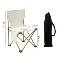 Outdoor camping chair portable folding seat wood grain kermit chair aluminum camping leisure fishing chair