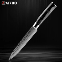 XITUO Stainless steel Paring Knife 5 inch Kitchen Utility Knife Chef Knife Wholesale &amp;Dropshipping&amp;OEM Logo