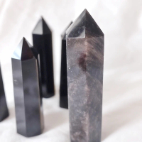 Black obsidian tower