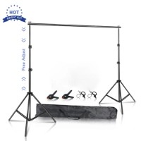 Photo Studio Background Photography Backdrop Stands Backdrops Chromakey Green Screen Support System Frame Carry Bag Light Kits