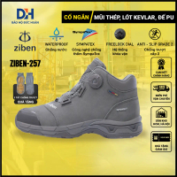 Ziben Giày Bảo Hộ Ziben 257 Thông Hơi Thoáng Khí Ventilation Chống Trơn Trượt Hiệu Quả Màu Kaki Hàn