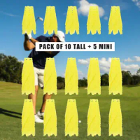15pcs Simulator Men Woman Professional Training Golf Mat Tees Golf Ball Nail