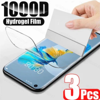 3Pcs Hydrogel Film For Huawei P30 P40 Lite P20 P50 P60 Pro Soft Screen Protector For Huawei Mate 40 30 20 Lite 50 Pro Gel Film