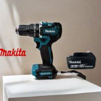 Makita DHP487 10mm 18V Cordless Hammer Driver Drill LXT Impact Electric Screwdriver Woodworking Drilling 10mm rechargeable