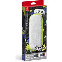 NSW NINTENDO SWITCH OLED CARRYING CASE SCREEN PROTECTOR [SPLATOON 3 SPECIAL EDITION] (JAPAN)