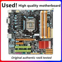 For Biostar TH55 HD Motherboard LGA 1156 DDR3 16GB For Intel H55 SATA II Original Desktop Used Mainboard