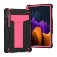 For Samsung Galaxy Tab S7 FE Case For S7 PLUS S8 PLUS case Tablet Shockproof Stand Cover for Tab S7 11" 2020 T870 T875 A8 2021