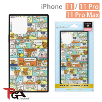 【iJacket】iPhone 11/11 Pro/11 Pro Max 拉拉熊 四角氣墊 9H玻璃殼(漫畫)