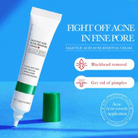 Salicylic Acid Acne Removal Cream Acne Treatment Pore Refining, Blackhead Remover Whitening Anti-Acne Oil Control Face Skin Care