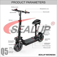 SEALUP Q5 SKUTER LISTRIK / ELECTRIC SCOOTER / SKUTER ELEKTRIK Q5 500 watt 28 ah
