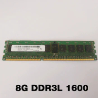 1PCS 8GB 1RX4 PC3L-12800R Server Memory 8G DDR3L 1600 ECC REG MT18KSF1G72PZ-1G6E1HE For MT High Quality Fast Ship