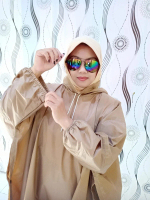 JAS HUJAN PONCO/KELELAWAR TERBAIK TERMURAH PRIA DAN WANITA By DNA Ponco Waterproof Biru jashujan mot