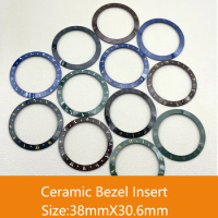 SKX007 Ceramic Bezel Insert, Size 38mm X 30.6mm Curved for Seiko SKX007/SKX009/SKX011/SKX171/SKX173/SRPD Cases Accessories 05