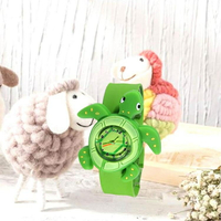 兒童手錶卡通玩具啪啪圈手環綠水龜小學生幼兒園禮物網紅電子表