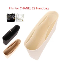 Fits For Chanel 22 Felt Insert Bag Organizer Makeup Bucket Luxury Handbag Portable Base Shaper