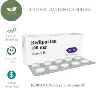 Combo 2_Viên uống, Viên ủ tóc Bedipanten Vitamin B5 100mg (20 viên)