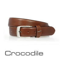 Crocodile Crocodile 鱷魚皮件 真皮打洞皮帶 0102-1004-02(義大利進口牛皮)