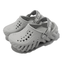 Crocs 涼拖鞋 Echo Clog T 童鞋 小童 灰 大氣灰 小朋友 波波克駱格 卡駱馳 2081911FT