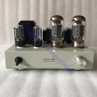Hand-built mini version KT88 single-ended class A vacuum tube power amplifier, output power 12w+12w, frequency response 20-20khz
