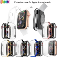 Case For Apple 4 40MM Smart Watch Transparent Silicone Case For Apple 4 Dial Protection Accessories Hard Protective Film