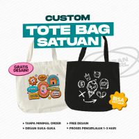 Tote Bag Custom Satuan \Tote Bag Landscape\" - Tas Tote Bag Kanvas Custom Logo / Kaosan Apparel"