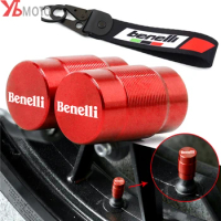 Motorcycle Tire Valve Caps For Benelli TRK 502 X 251 502C 502x 752S leoncino 500 250 BJ500 TNT 300 600 Accessories Key Chain