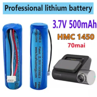 Original 3.7V 500mAh Li-ion Battery for 70mai Smart Dash Cam Pro ,Midrive D02 HMC1450 Replacement Ba