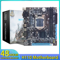 H110 Motherboard Supports LGA1151 6/7/8 Generation CPU Processor LGA 1151 DDR4 32GB Dual-Channel Gaming Mainboard M.2 NVME Port