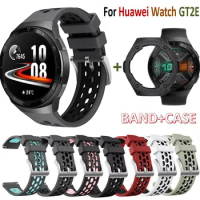 Smart Bracelet Watch Case Cover for huawei GT 2e Strap Band Silicone watchband Wrist for huawei watch GT2e Frame Bezel 2 IN 1